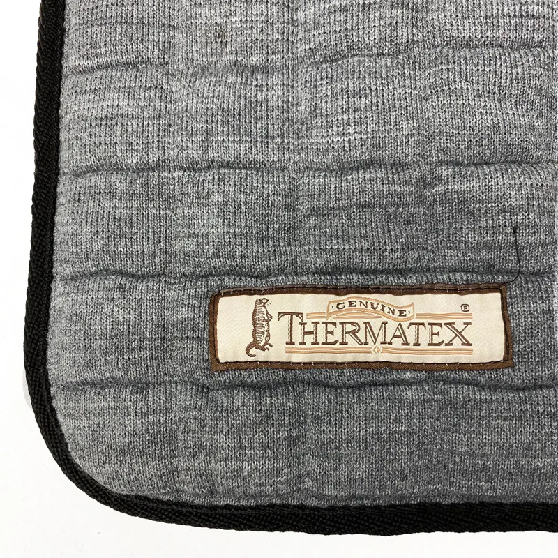 Thermatex Quarter Sheet Grey with Black Binding